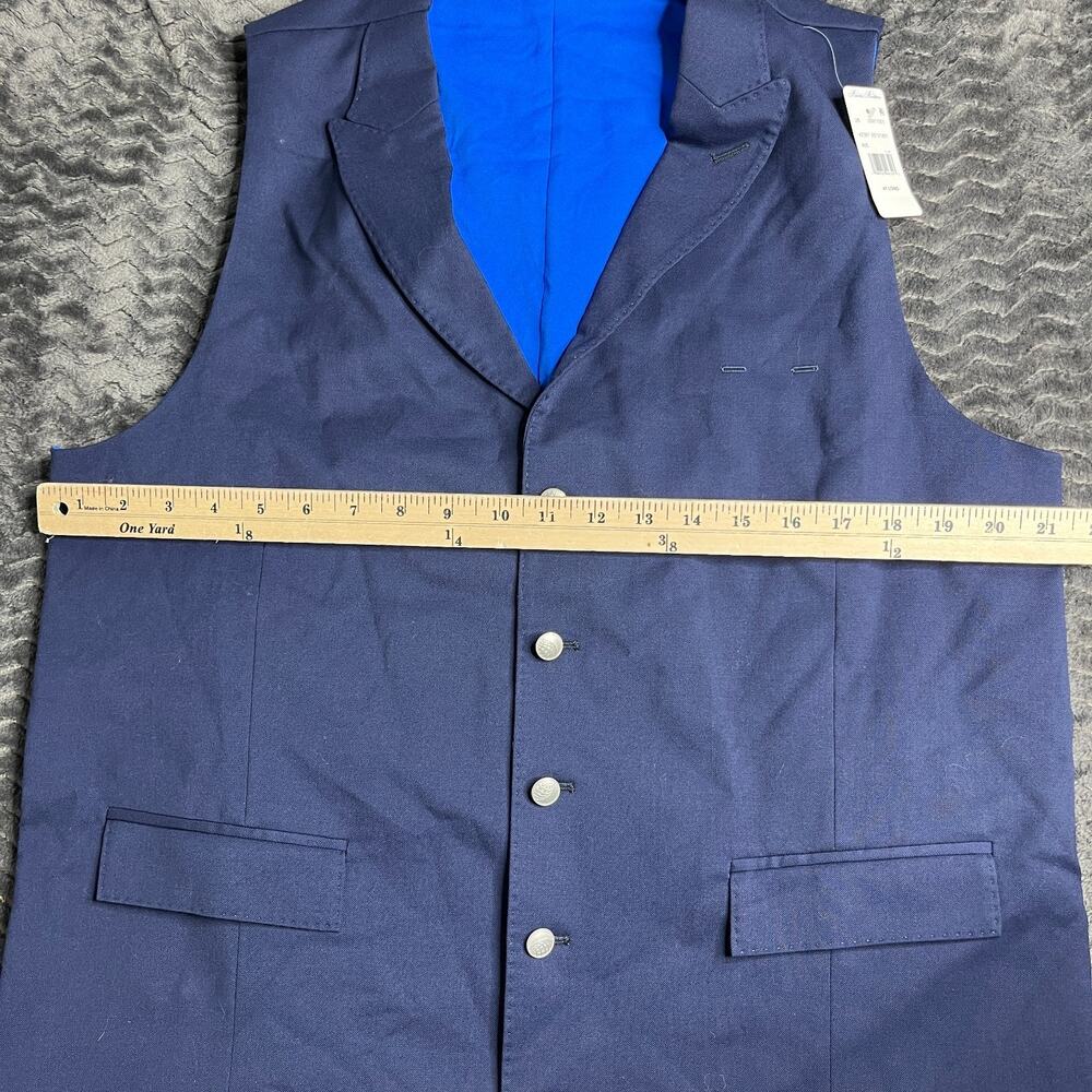 Brooks Brothers Vest Mens 41 Long Navy Dress Formal Tailored NWT - Picture 2 of 7